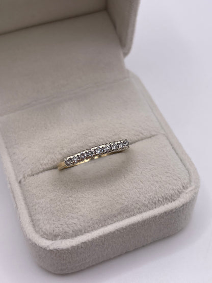 9ct gold diamond ring