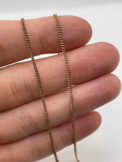 9ct rose gold chain 125