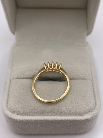 14ct gold diamond ring