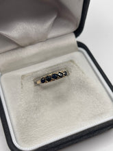Load image into Gallery viewer, 9ct gold sapphire ring
