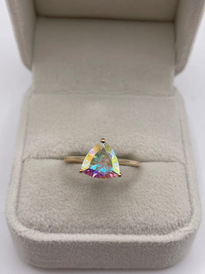 9ct gold turquoise ring