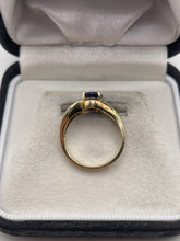 Load image into Gallery viewer, 9ct gold kyanite and diamond ring
