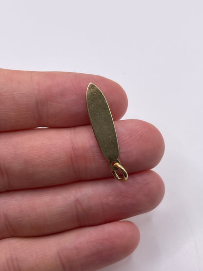 9ct gold slipper charm