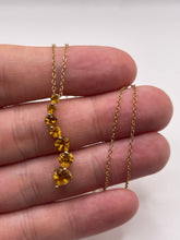 Load image into Gallery viewer, 9ct gold citrine necklace
