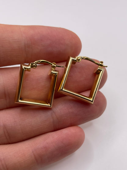9ct gold Creole earrings