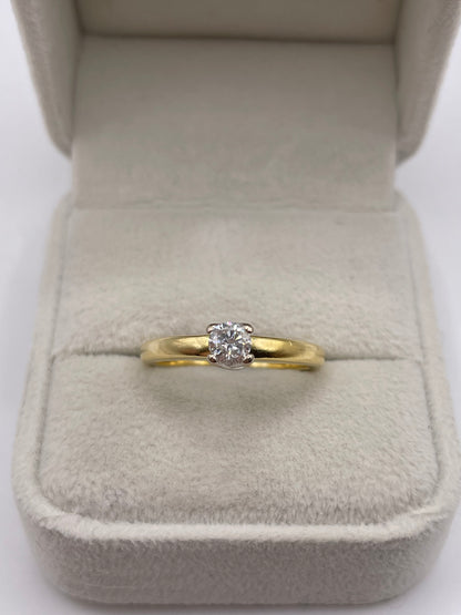 18ct gold diamond ring