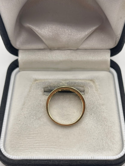 9ct gold diamond ring