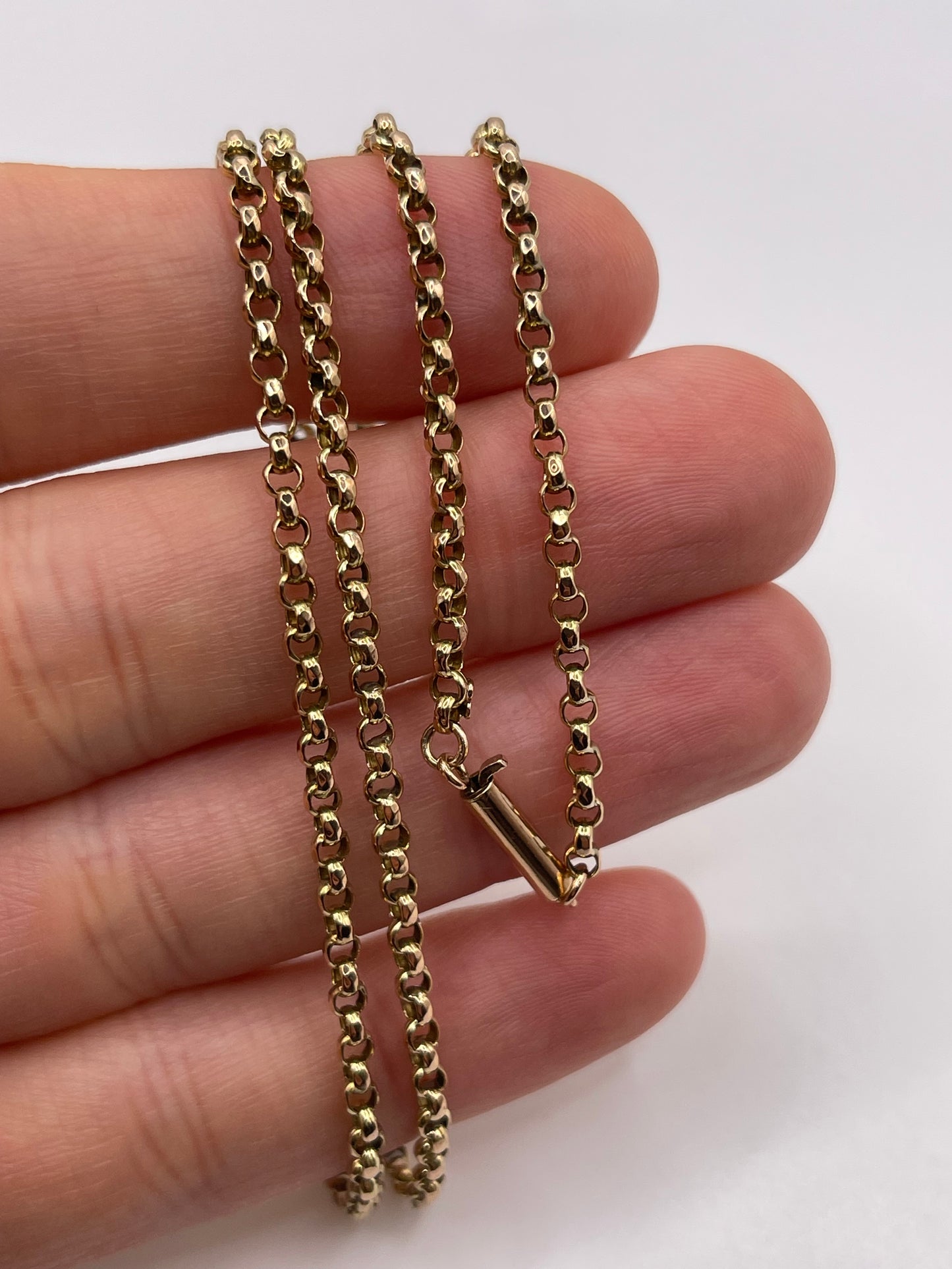 9ct rose gold chain 466