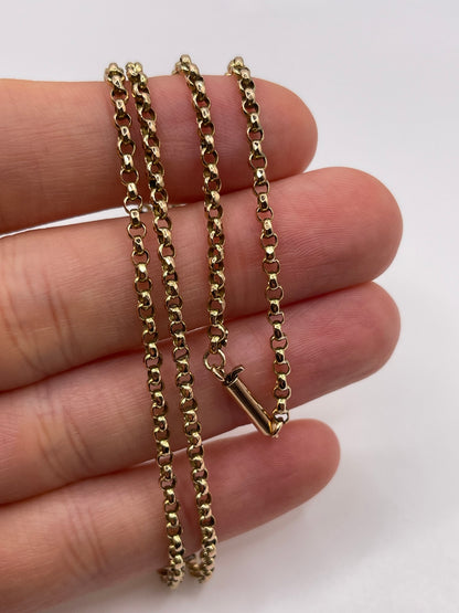 9ct rose gold chain 466