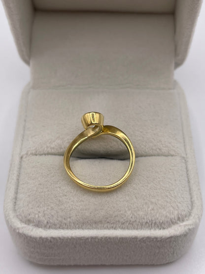 18ct gold 60 point diamond ring