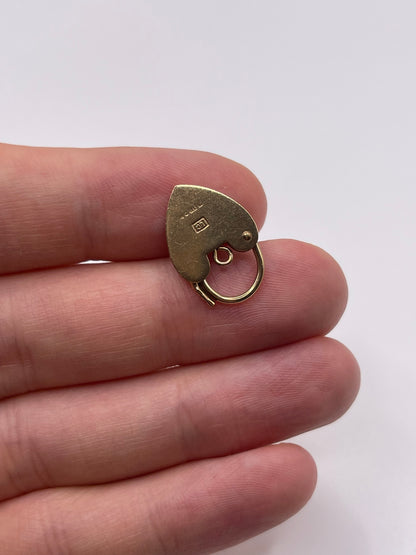 9ct gold padlock 2