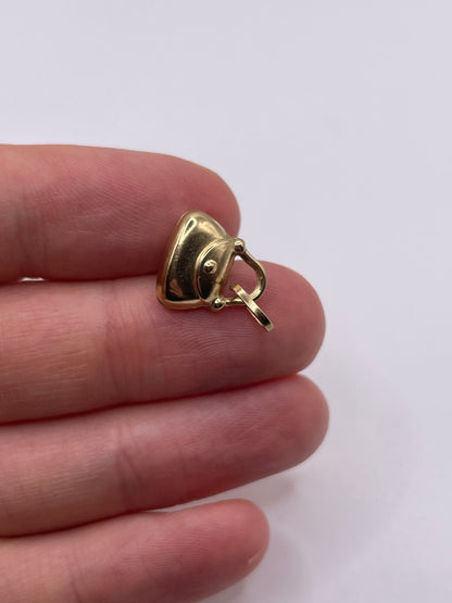 9ct gold handbag charm