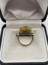 Load image into Gallery viewer, 9ct gold peridot ring
