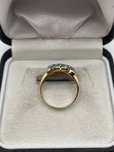 Load image into Gallery viewer, 9ct gold topaz and diamond ring
