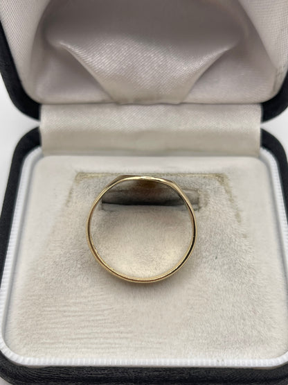 9ct gold signet ring