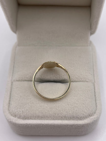 9ct gold st Mary ring