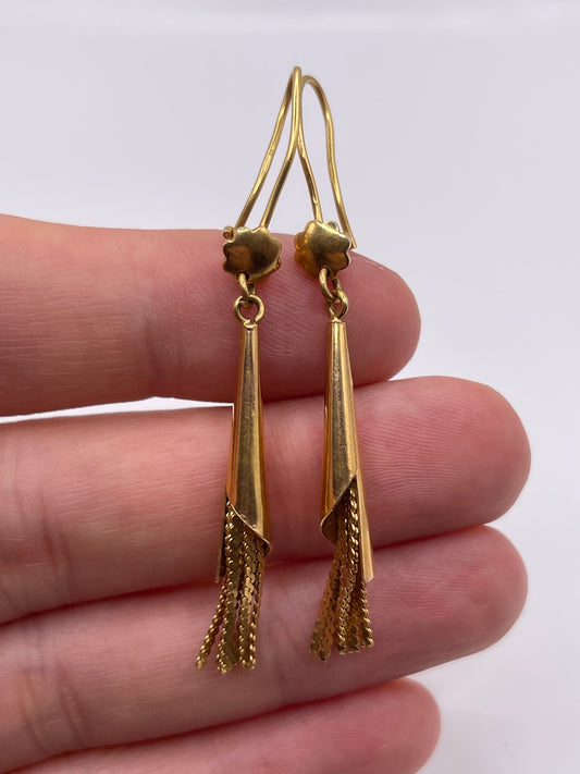18ct gold earrings