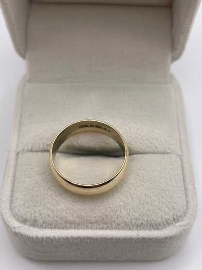 9ct gold band