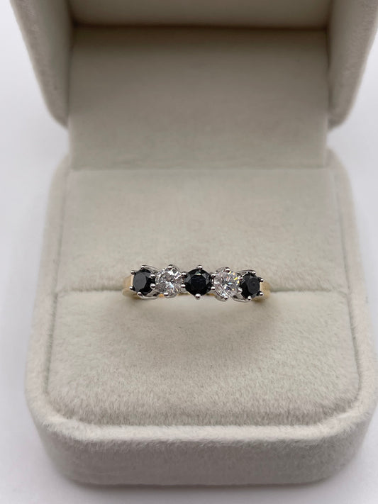 9ct gold 1ct diamond ring