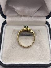 Load image into Gallery viewer, 18ct gold emerald and diamond ring
