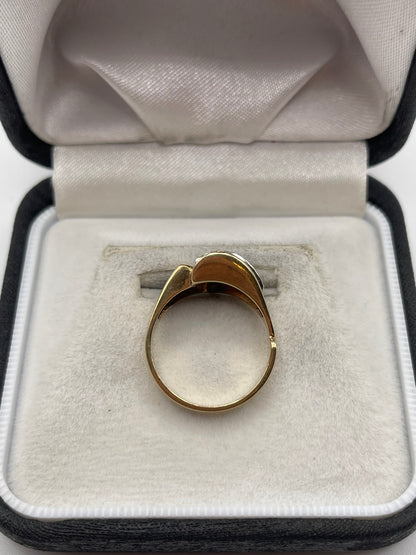 9ct gold sapphire ring