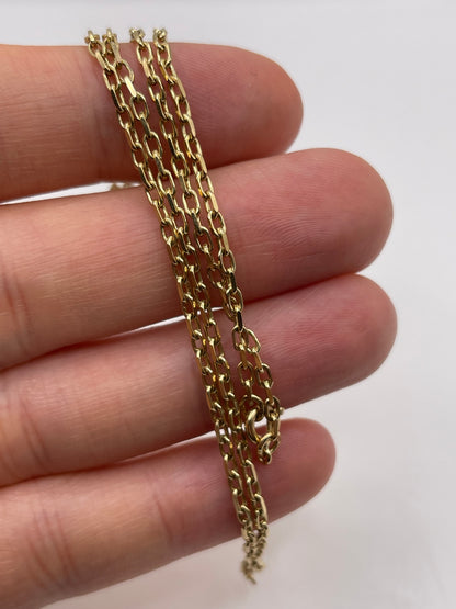 9ct gold chain 437