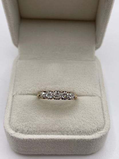 18ct gold diamond ring