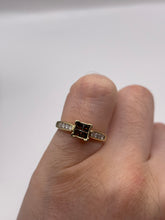 Load image into Gallery viewer, 9ct gold diamond cluster ring
