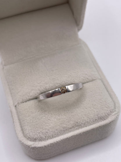 9ct white gold diamond ring