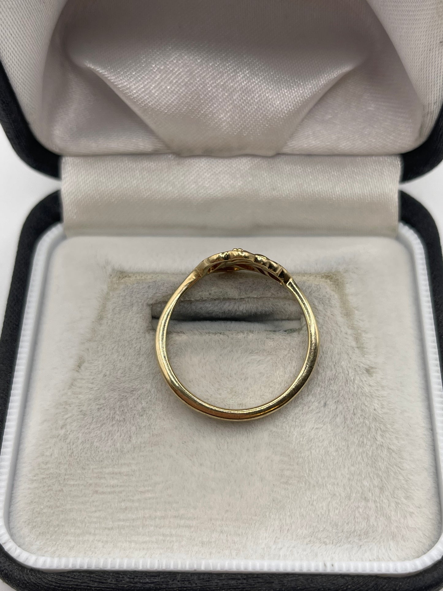 Clogau 9ct gold leaf ring