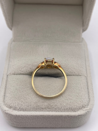 9ct gold opal ring