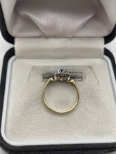 Load image into Gallery viewer, 9ct gold sapphire and diamond ring

