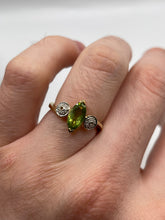 Load image into Gallery viewer, 9ct gold quartz and diamond ring
