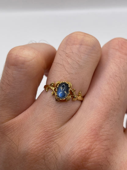9ct gold moonstone ring
