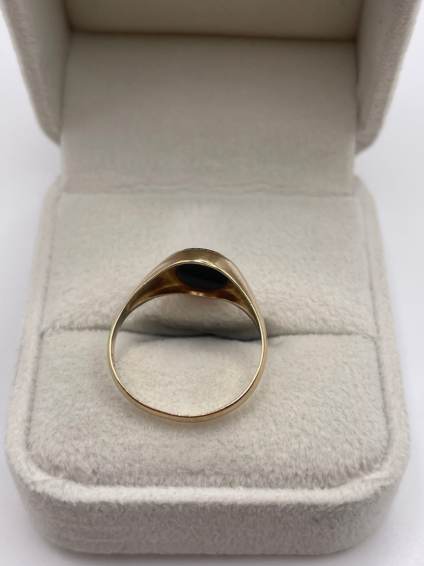 9ct gold onyx signet ring