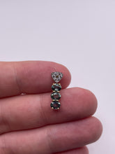 Load image into Gallery viewer, 9ct gold alexandrite and zircon pendant
