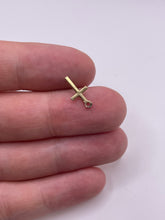 Load image into Gallery viewer, 9ct gold cross charm
