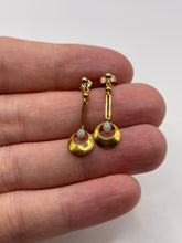 Load image into Gallery viewer, 9ct gold opal earrings
