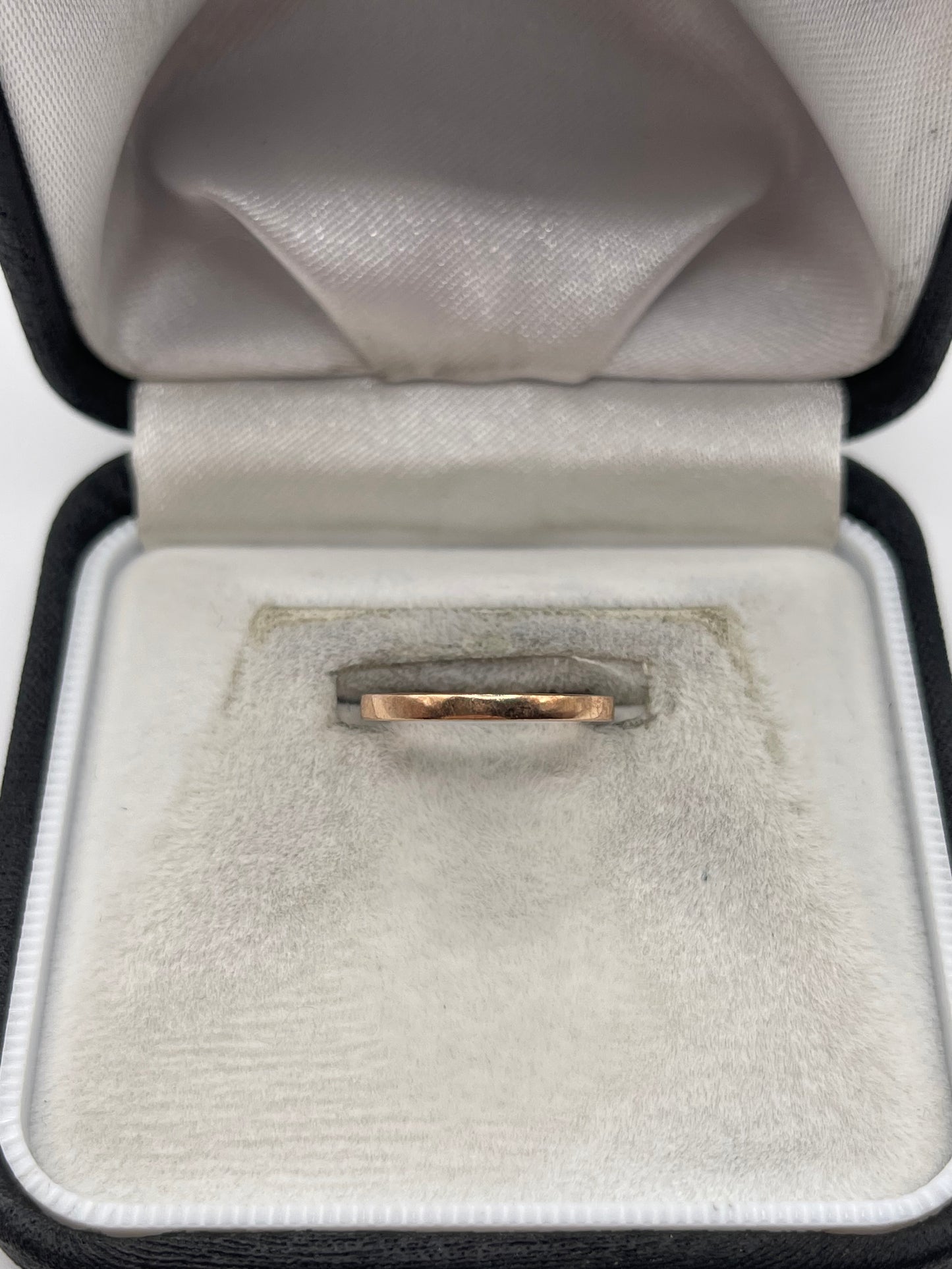 9ct rose gold band