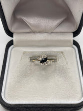 Load image into Gallery viewer, 9ct gold sapphire and diamond ring
