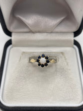 Load image into Gallery viewer, 9ct gold opal and sapphire ring
