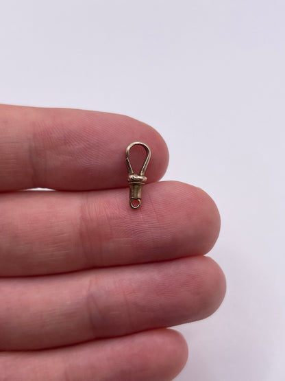 9ct rose gold dog clip 3