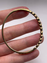 Load image into Gallery viewer, 9ct gold diamond bangle
