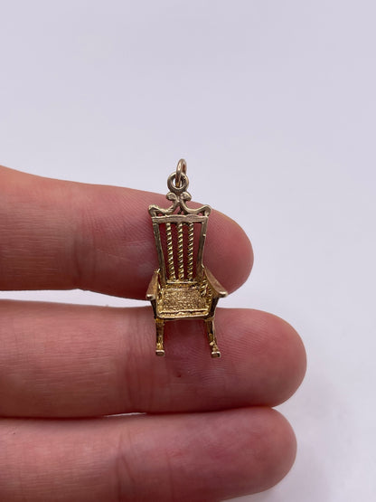 9ct gold chair charm