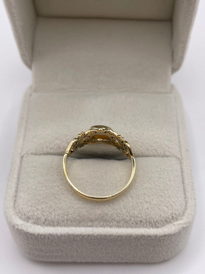 9ct gold opal ring