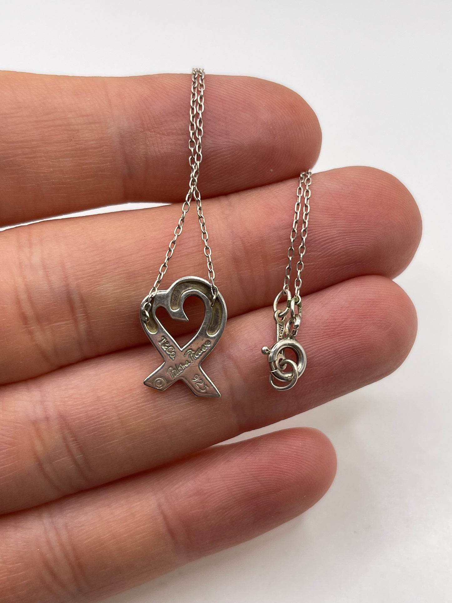 Tiffany and co silver necklace by Paloma Picasso