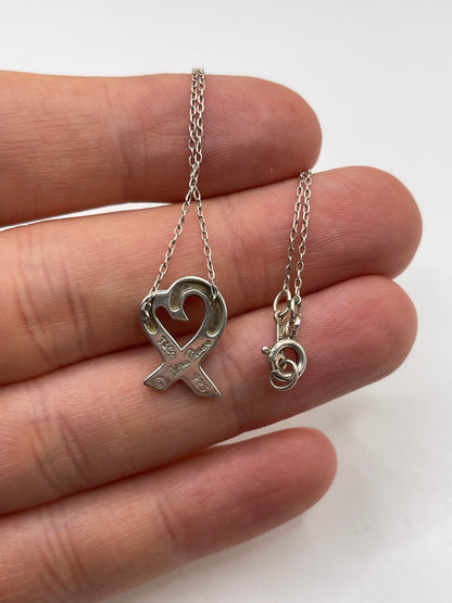 Tiffany and co silver necklace by Paloma Picasso