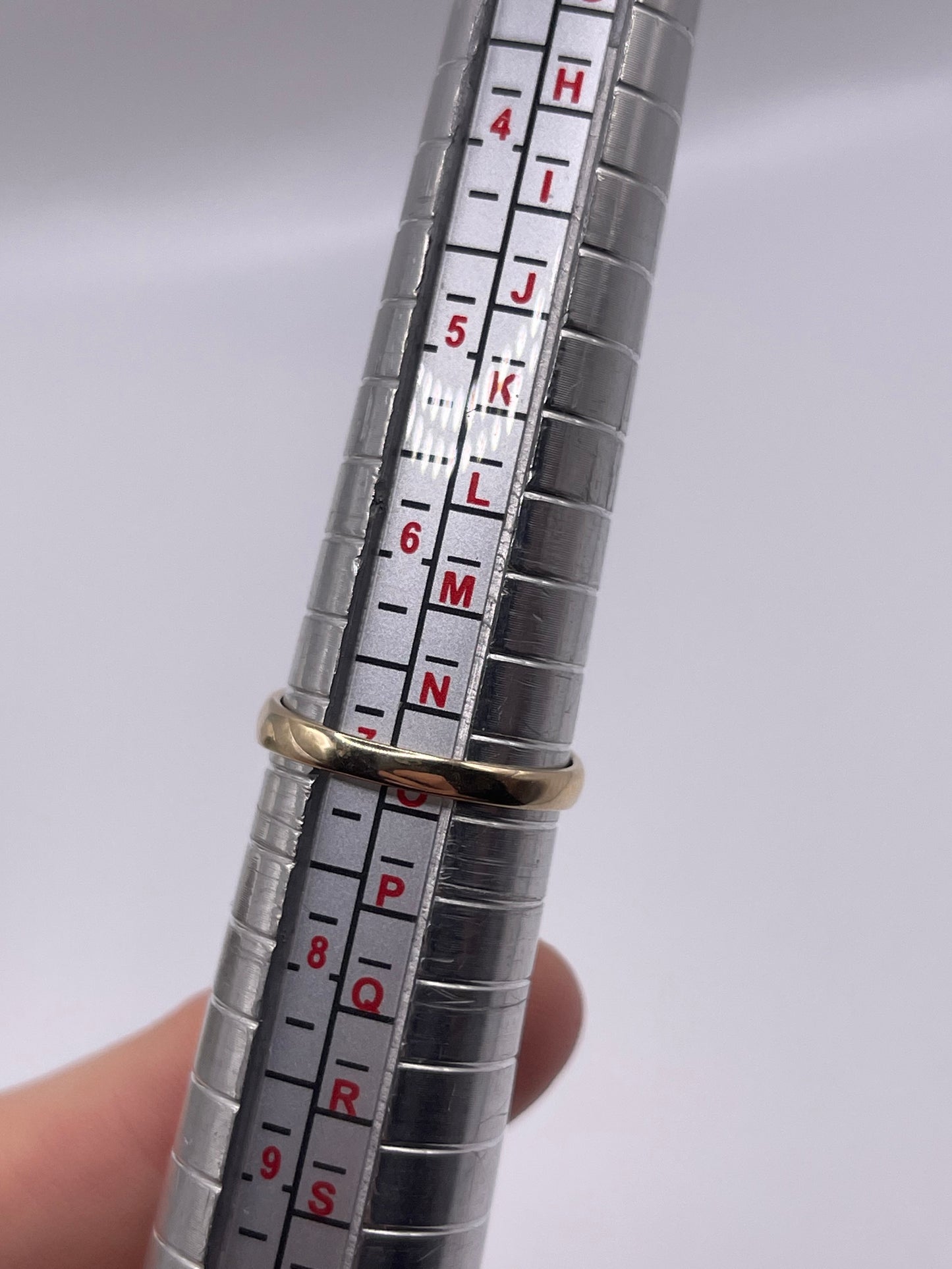 9ct gold coral gypsy ring