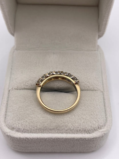 9ct gold diamond ring
