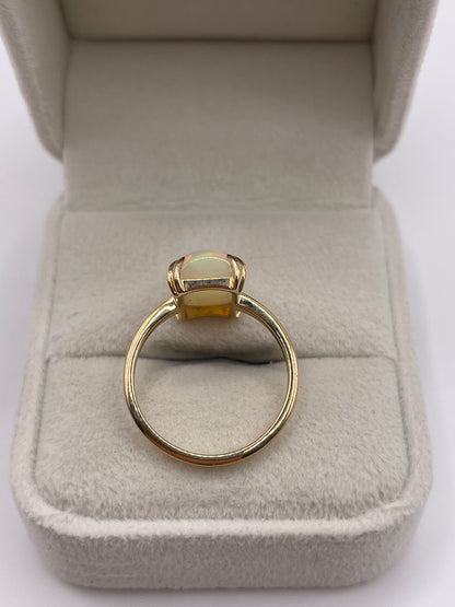 9ct gold opal ring